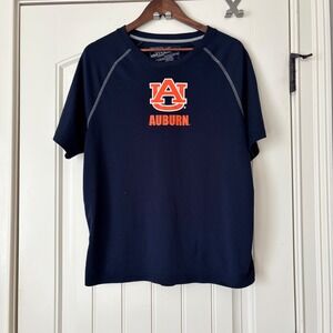 Campus Heritage Auburn Tigers NCAA Men's Athletic T-Shirt Size L Navy Orange